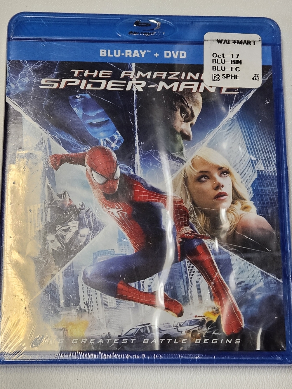 The Amazing Spider-Man 2 Blu-ray/DVD Sealed